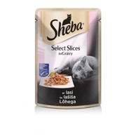 SHEBA Hrana za mačke Select Slices, losos u umaku, 85 g