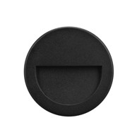 BRAYTRON Zidna rasvjeta, Vekta-B WLR, 3W, 160lm, 3000K, okrugla, IP65, crna