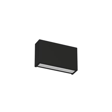 Zidna svjetiljka Box, IP40 540 lm 3000 K, crna