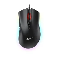 HAVIT Gaming miš Gamenote MS1040 RGB, 8000 DPI, USB, crna