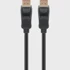 GOOBAY Kabel DisplayPort 2.1 certificiran 16K @ 60Hz 80 Gbit/s 1 m crni