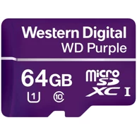 WD Memorijska kartica Purple MicroSDXC, 64GB, Class 10, UHS-I, boja ljubičasta