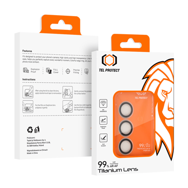 TEL PROTECT Kaljeno staklo za Samsung Galaxy S25, transparent, leće 3 kom.