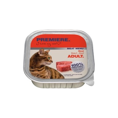 PREMIERE Cat Meat menu Adult govedina 100 g ALU-pak