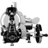 BERKEL Mesoreznica B2 Volano fiorato crna