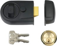 YALE Noćna brava Y3, 60 mm, crna