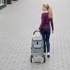 MODERNHOME Kolica za kupovinu, torba 33 L, siva