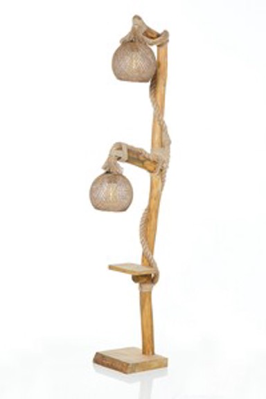 OPVIQ Podna svjetiljka AROBORETUM, E27, smeđa