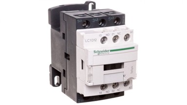 SCHNEIDER TeSys Deca Power kontaktor 12A 3P 400V AC 1NO 1NC LC1D12V7