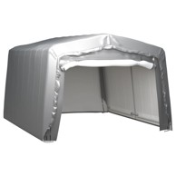 Skladišni šator 370 x 370 cm čelični sivi