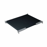 TRITON Polica za rack 1U, dubina 450 mm, nosivost 150 kg, crna