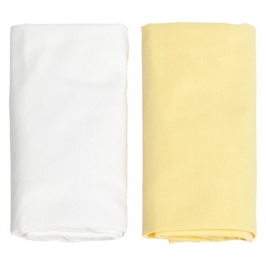 LAGEA Plahta, 120x60 cm, 2 kom, žuta, bijela