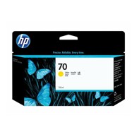 HP Tinta 70 VIVERA ORIGINAL, žuta