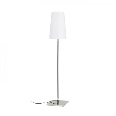 RENDL Podna lampa, Lulu, 230V, E27, 28W, bijela/crna krom
