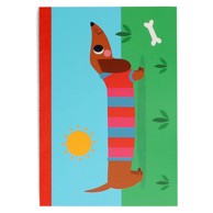 REX LONDON A5 Bilježnica Sausage Dog 60 str.