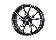 ALUTEC Aluminijska felga 8,5X18 5/112 ET30 (70,1) adx.01 crna sprijeda polirana ADX1-85830B73-1