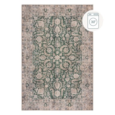 FLAIR RUGS Zeleni periv tepih 115x170 cm Beau Floral
