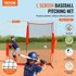 VEVOR Sigurnosni zaslon za baseball prijenosni, crni