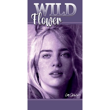 JERRY FABRICS Ljubičasti pamučan dječji ručnik, 70x140 cm Billie Eilish