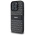 DKNY Texture Pattern Tonal Stripe maskica za Apple iPhone 16 Pro, crna