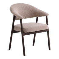 UNIQUE FURNITURE Bež blagovaonske stolice u setu s naslonima za ruke 2 kom od punog hrasta Elk 