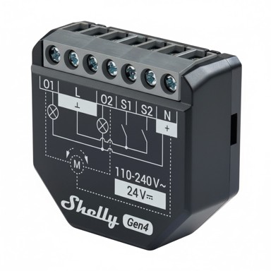 SHELLY 2PM Gen4 Zigbee relejni kontroleri, 2 kom.