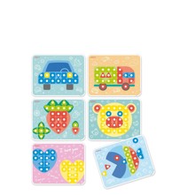 MINILAND Bright city ploča za čavliće, 6 kom