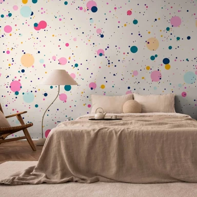 Tapeta Dots Speckles Splatters, 196x140 cm, samoljepljiva
