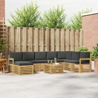 Setovi sofa, čvrsto drvo akacije