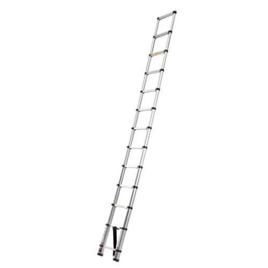 VEVOR Teleskopske ljestve, 3.8 m, srebrne