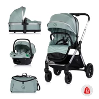 CHIPOLINO Kolica Euphoria 3u1, zelena