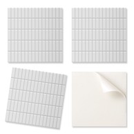 COLORAY Samoljepive PVC pločice s glatkim pravokutnim mozaikom, 50 x 50 cm, 4 kom.