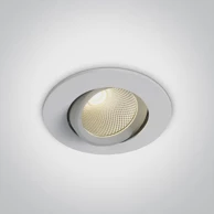 ONE LIGHT Ugradbena svjetiljka led/7w/4000k/560lm/fi.90mm/60°/230v bijela dm11107b/w/c