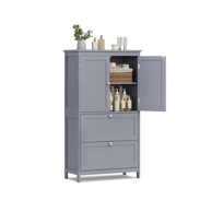 SONGMICS Ormarić za kupaonicu 30 x 60 x 110 cm, sivi