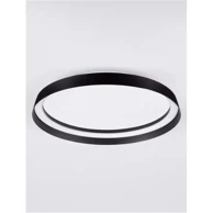 NOVA LUCE Plafonjera Ormi NL9345695, LED 38 W, 2700–4000 K, 2713 lm, crna