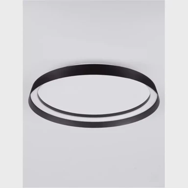 NOVA LUCE Plafonjera Ormi NL9345695, LED 38 W, 2700–4000 K, 2713 lm, crna