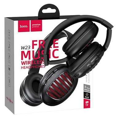 HOCO Bežične/žične slušalice W23 Brilliant, Bluetooth, mikrofon, 8 h rada, crne