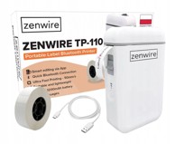 ZENWIRE Prijenosni termalni pisač naljepnica TP-110, Bluetooth, USB-C