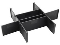 EXTOL PREMIUM Pregrade za S i M systainer, set od 6, PP