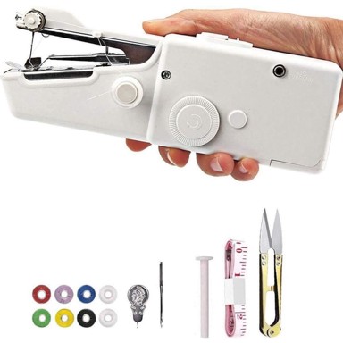 NETSCROLL Mini šivaći stroj Sewy, bijeli