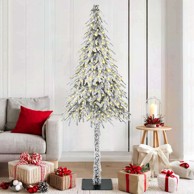 Božićno drvce S LED lampica bijelo 180 cm PE