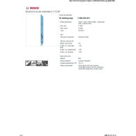 BOSCH List sabljaste pile S 1122 BF