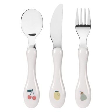LÄSSIG Pribor za jelo, set 3-dijelni, Happy Fruits