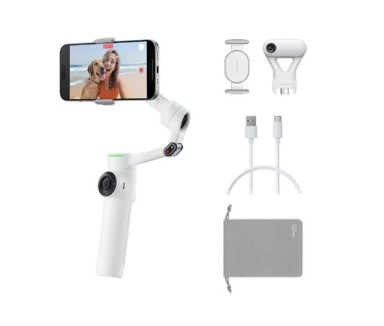 INSTA360 Gimbal stabilizator Flow2 AI Tracker Bundle, bijela