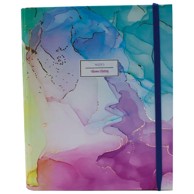 MARKER Organizer 18 × 23 cm, 108 listova, spiralni, s gumicom, Aquarel 2 (1794)