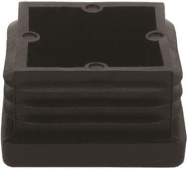 HERMANN Plastični čep HS 399270, crni, 60 × 60 mm