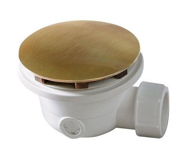 POLYSAN Kapica sifona Ø 90 mm, plastika, protok 34 l/min, brončana