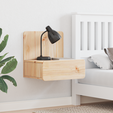 Noćni ormarić montiran na zid 2 kom 44 x 32,5 x 40 cm, smeđe boje