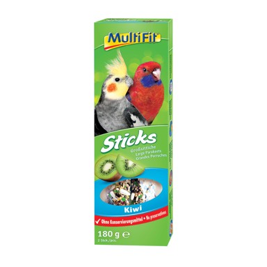 MULTIFIT Sticks za srednje papige s kivijem 2 x 90 g
