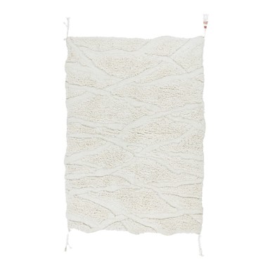 LORENA CANALS Bijeli periv/ručno rađen vunen tepih 170x240 cm Enkang Ivory 